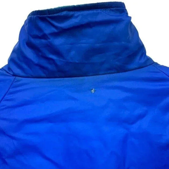 Vintage Columbia Mens XL Windbreaker Jacket Reversible Blue Green 80s Thinsulate - Picture 10 of 15